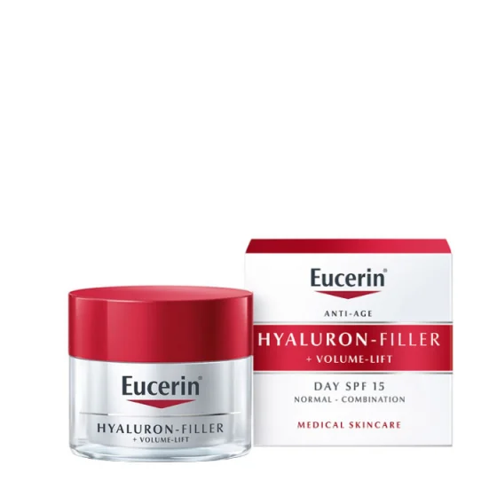 Eucerin Hyaluron Filler Volume Lift Creme de Dia Peles Normais a Mistas 50ml