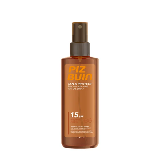 Piz Buin Tan & Protect Óleo Spray Acelerador do Bronzeado SPF 15 150 ml