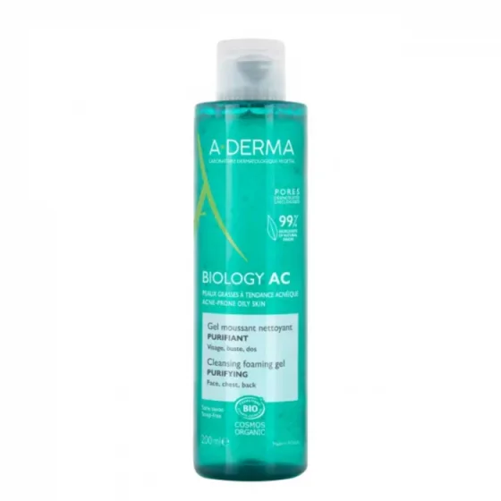 A-Derma Biology AC Gel de Limpeza Purificante 200ml