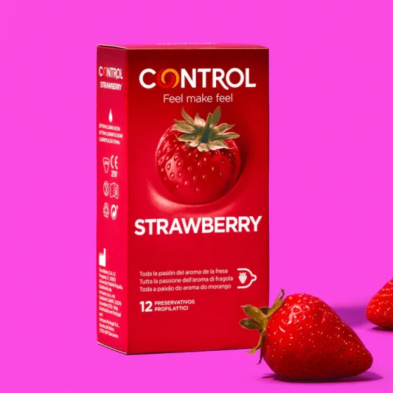 Control Strawberry Preservervativo X12
