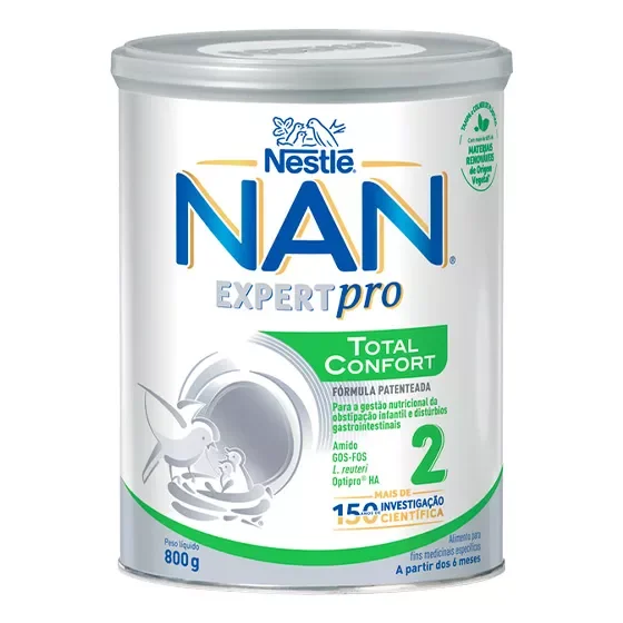 Nan Expert Pro Total Confort 2 Leite Transição 800g