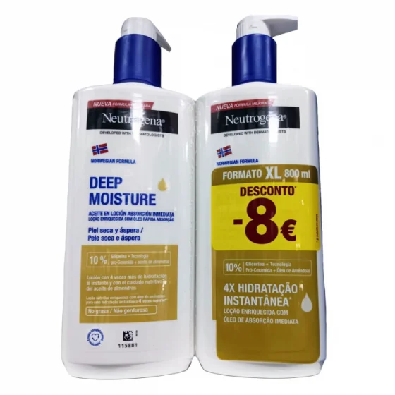 Neutrogena Hidratação Profunda Loção-Oleo 400ml x2