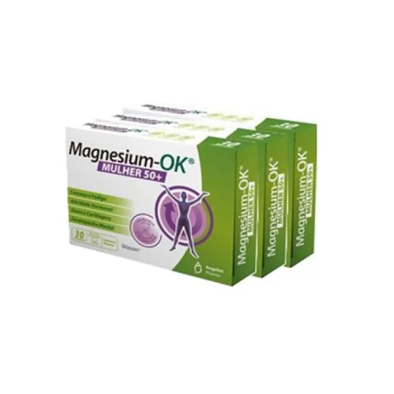 Magnesium-OK Mulher 50+ Comp30X3 Pr Esp