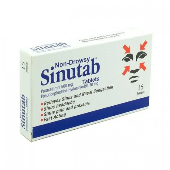 Sinutab II 500/30 mg